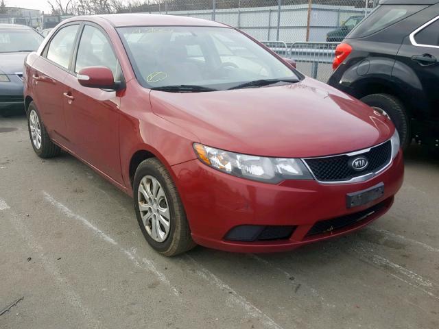 KNAFU4A2XA5239126 - 2010 KIA FORTE EX RED photo 1