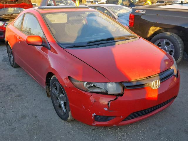 2HGFG11897H543175 - 2007 HONDA CIVIC EX RED photo 1