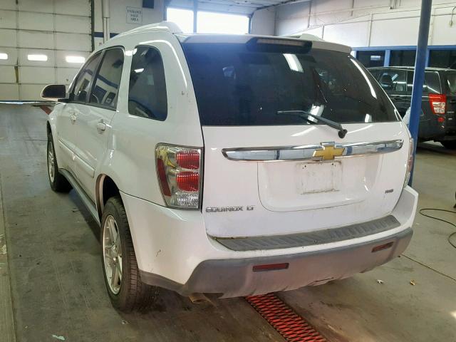 2CNDL73F266120850 - 2006 CHEVROLET EQUINOX LT WHITE photo 3