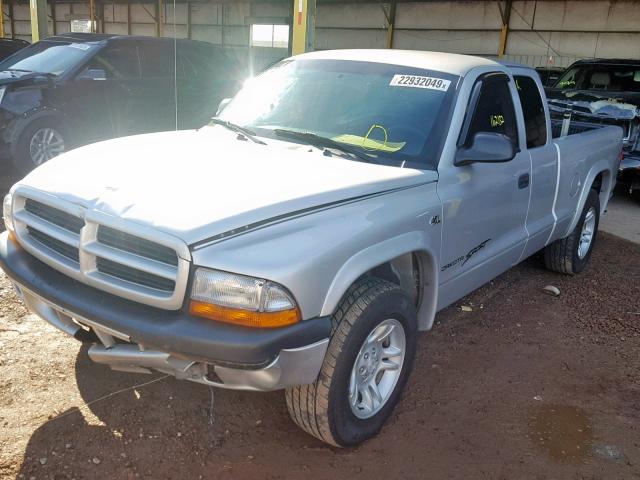 1D7HL32N93S252607 - 2003 DODGE DAKOTA SPO SILVER photo 2