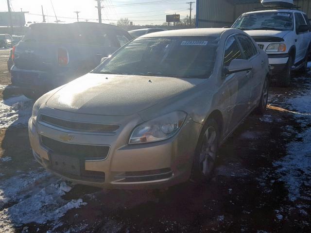 1G1ZJ57B98F216455 - 2008 CHEVROLET MALIBU 2LT GOLD photo 2