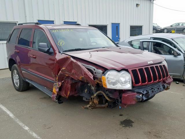 1J8HR48NX7C581119 - 2007 JEEP GRAND CHER MAROON photo 1