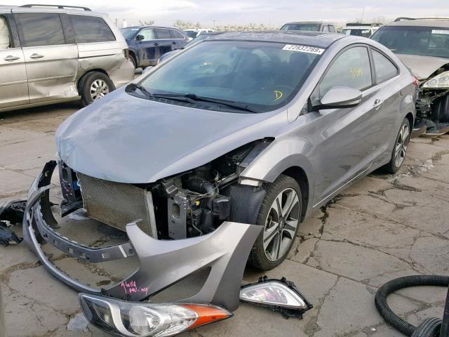 KMHDH6AE5DU006071 - 2013 HYUNDAI ELANTRA CO GRAY photo 2