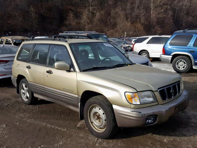 JF1SF65502H729785 - 2002 SUBARU FORESTER S ოქროსფერი ფოტო 1