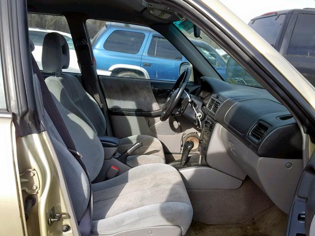JF1SF65502H729785 - 2002 SUBARU FORESTER S ოქროსფერი ფოტო 5