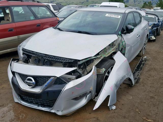 1N4AA6AP1HC378019 - 2017 NISSAN MAXIMA 3.5 SILVER photo 2