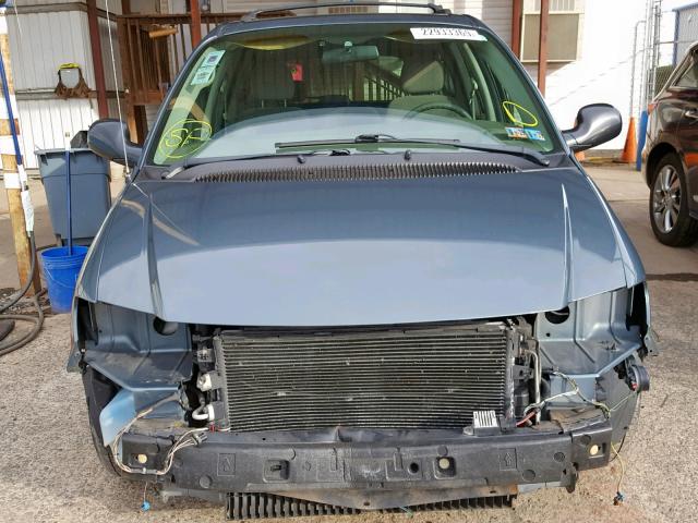 2D4GP44L26R792563 - 2006 DODGE GRAND CARA BLUE photo 9