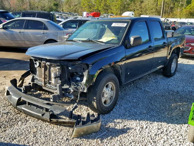 1GCCS136968193076 - 2006 CHEVROLET COLORADO BLACK photo 2