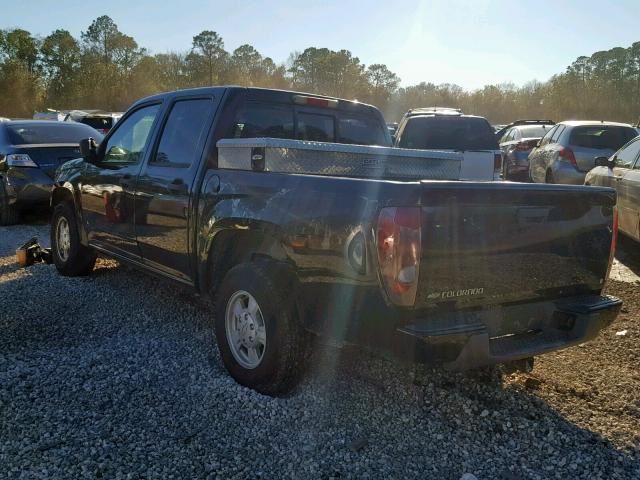 1GCCS136968193076 - 2006 CHEVROLET COLORADO BLACK photo 3