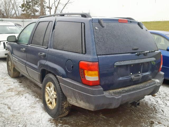 1J4GW48S44C310192 - 2004 JEEP GRAND CHER 蓝色 照片 3