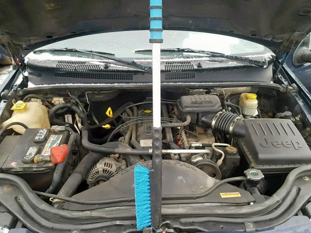 1J4GW48S44C310192 - 2004 JEEP GRAND CHER 蓝色 照片 7