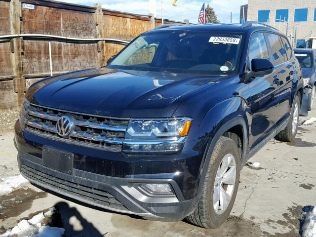 1V2LR2CA4JC587014 - 2018 VOLKSWAGEN ATLAS SE BLACK photo 2