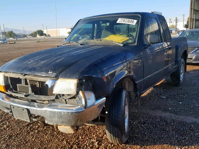 1FTZR15V2YPB74551 - 2000 FORD RANGER SUP BLACK photo 2