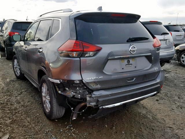 KNMAT2MT8JP525005 - 2018 NISSAN ROGUE S ნაცრისფერი ფოტო 3