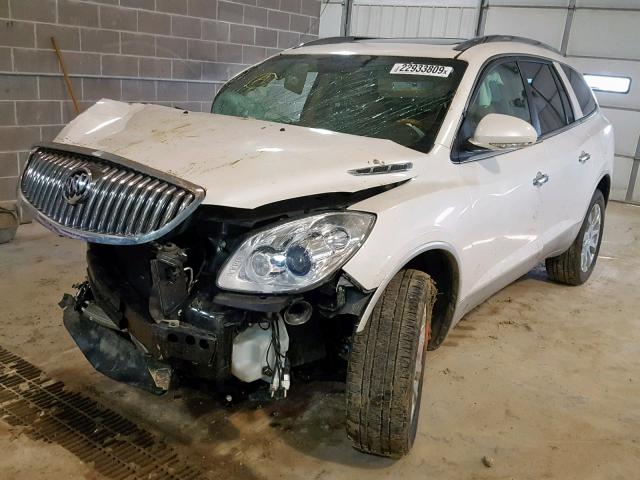 5GAKRDEDXCJ128991 - 2012 BUICK ENCLAVE WHITE photo 2