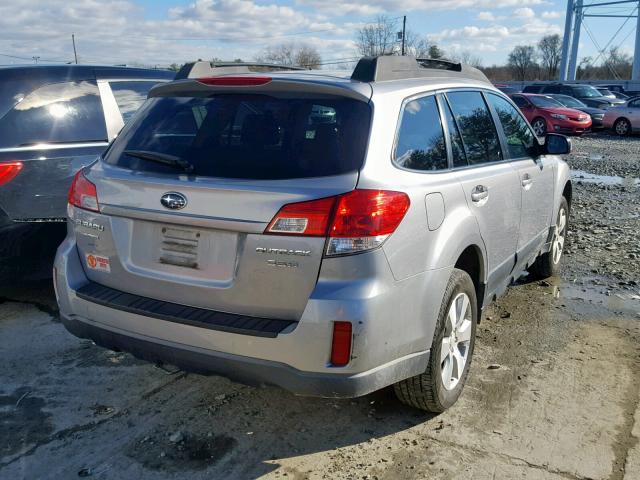 4S4BRDKC7A2318891 - 2010 SUBARU OUTBACK 3. GRAY photo 4