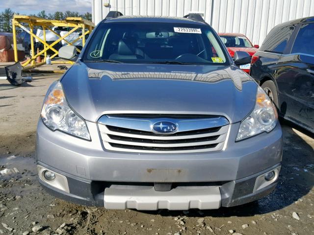 4S4BRDKC7A2318891 - 2010 SUBARU OUTBACK 3. GRAY photo 9