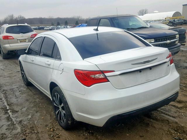 1C3CCBBG9CN296979 - 2012 CHRYSLER 200 TOURIN WHITE photo 3