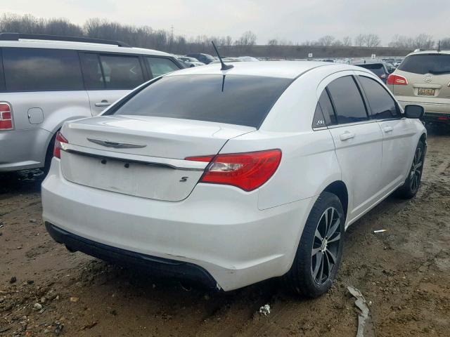 1C3CCBBG9CN296979 - 2012 CHRYSLER 200 TOURIN WHITE photo 4