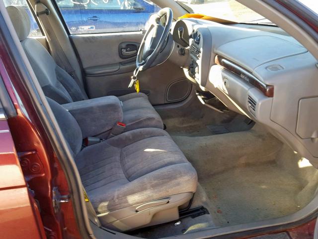 2G1WL52M4W1122655 - 1998 CHEVROLET LUMINA BAS 勃艮第红 照片 5