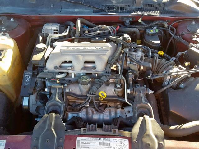 2G1WL52M4W1122655 - 1998 CHEVROLET LUMINA BAS 勃艮第红 照片 7