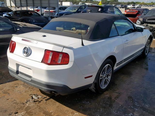 1ZVBP8ENXA5110272 - 2010 FORD MUSTANG WHITE photo 4