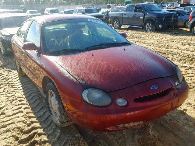 1FALP52U2VA279299 - 1997 FORD TAURUS GL RED photo 1