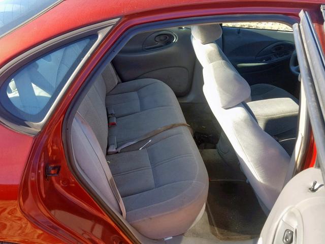 1FALP52U2VA279299 - 1997 FORD TAURUS GL RED photo 6