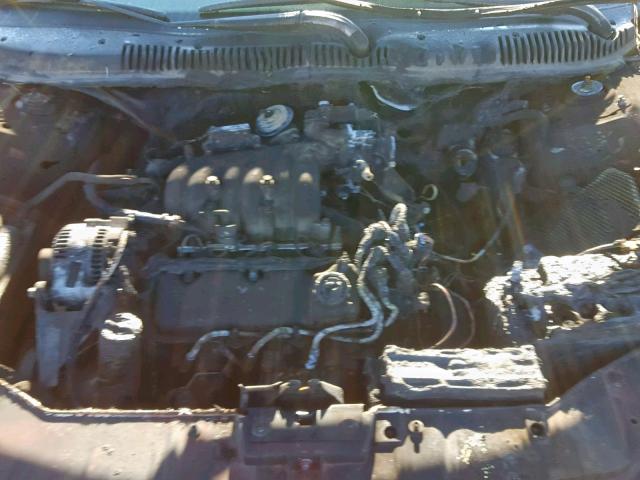 1FALP52U2VA279299 - 1997 FORD TAURUS GL RED photo 7