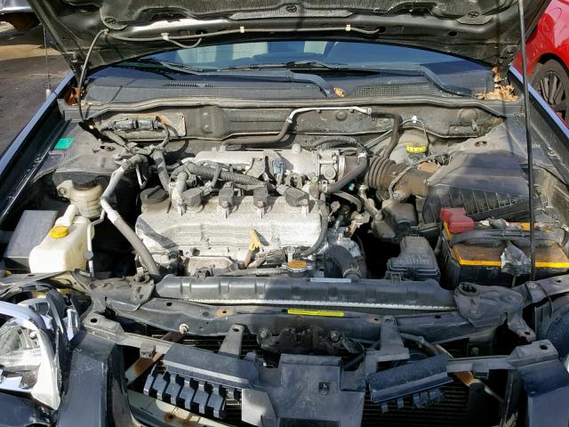 3N1CB51D64L874001 - 2004 NISSAN SENTRA 1.8 BLACK photo 7