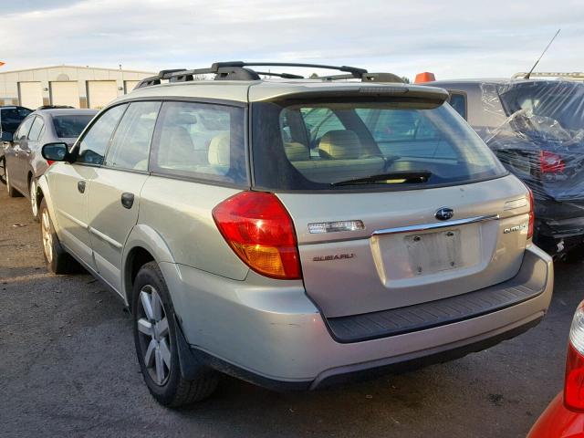 4S4BP61C967315150 - 2006 SUBARU LEGACY OUT TAN photo 3