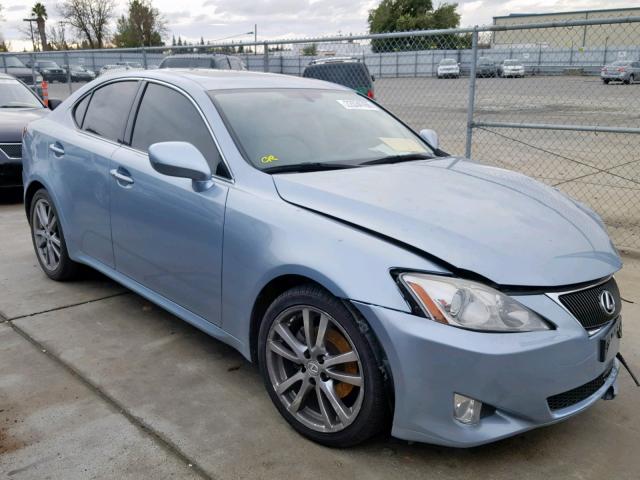 JTHBK262385059614 - 2008 LEXUS IS 250 BLUE photo 1