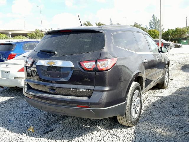 1GNKRGKD6FJ318643 - 2015 CHEVROLET TRAVERSE L BLACK photo 4