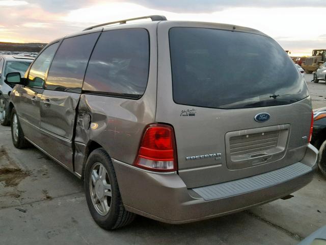 2FMZA52284BA21288 - 2004 FORD FREESTAR S BEIGE photo 3