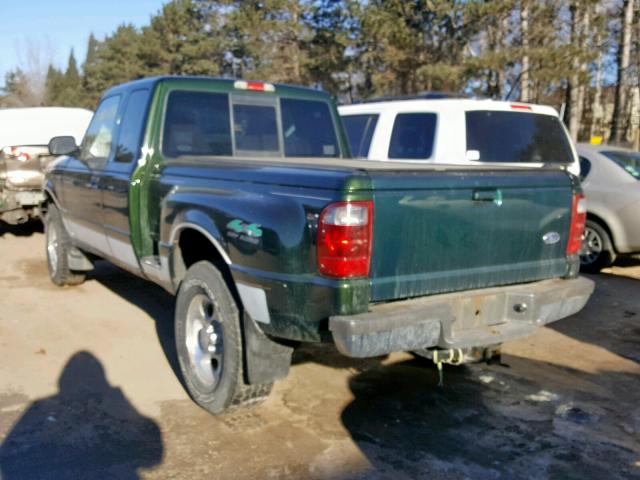 1FTZR15E71PB30258 - 2001 FORD RANGER SUP GREEN photo 3