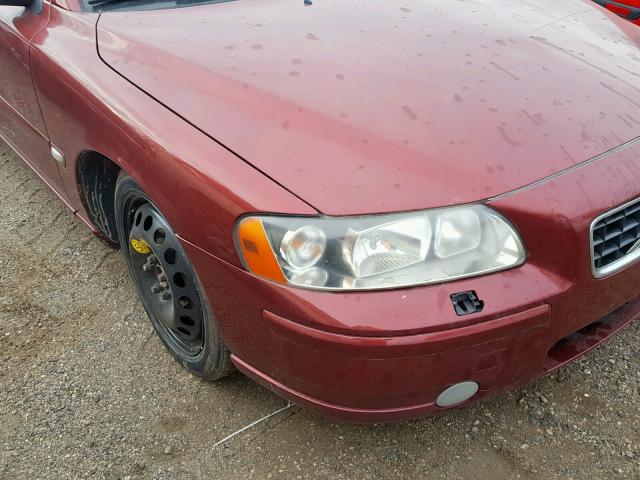 YV1RS592152478176 - 2005 VOLVO S60 2.5T RED photo 9