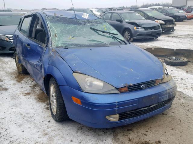 3FAFP373X3R137156 - 2003 FORD FOCUS ZX5 BLUE photo 1