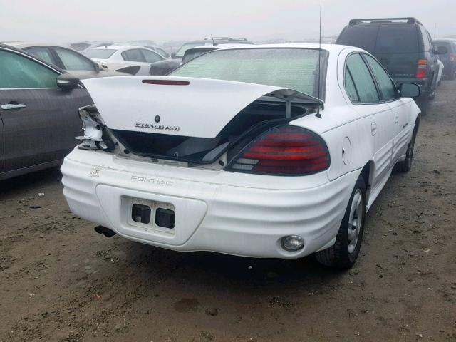 1G2NF52T7YC532739 - 2000 PONTIAC GRAND AM S WHITE photo 4