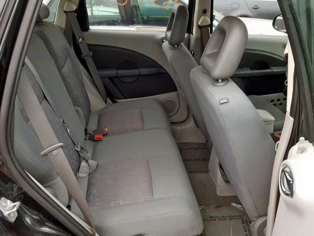 3A8FY48B28T110538 - 2008 CHRYSLER PT CRUISER BLACK photo 6