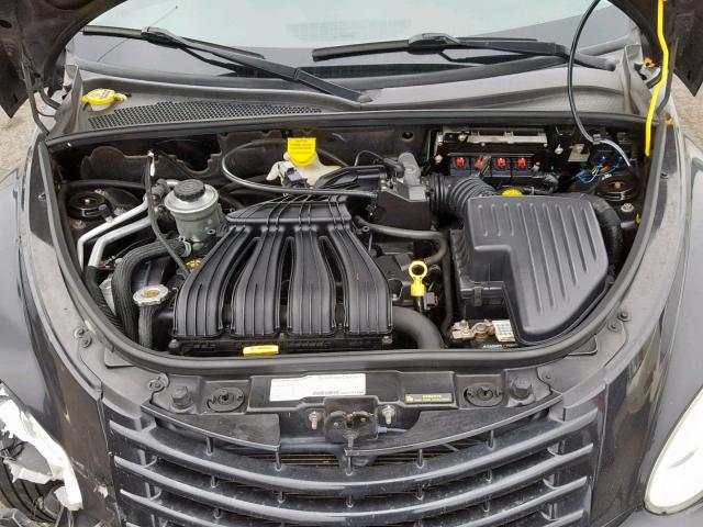3A8FY48B28T110538 - 2008 CHRYSLER PT CRUISER BLACK photo 7