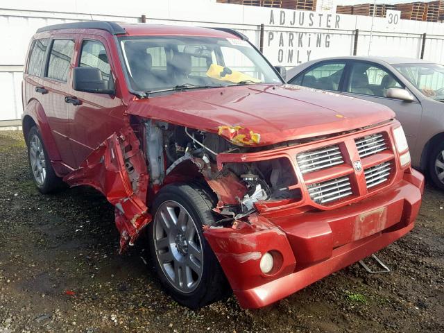 1D8GT58667W619562 - 2007 DODGE NITRO R/T RED photo 1