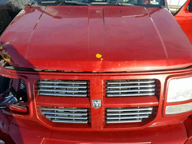 1D8GT58667W619562 - 2007 DODGE NITRO R/T RED photo 7