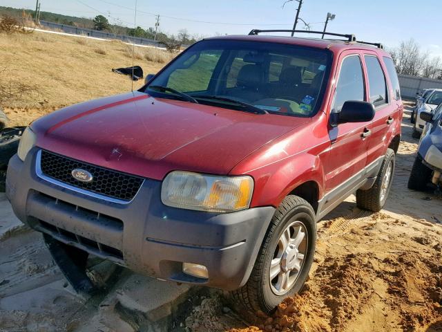 1FMYU03133KB47641 - 2003 FORD ESCAPE XLT RED photo 2