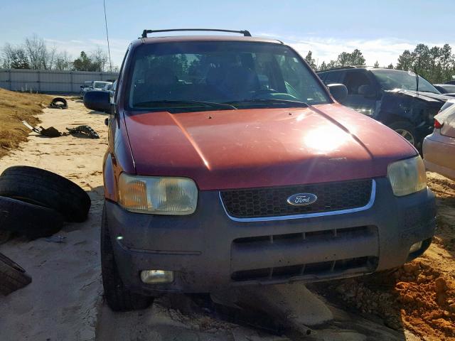 1FMYU03133KB47641 - 2003 FORD ESCAPE XLT RED photo 9