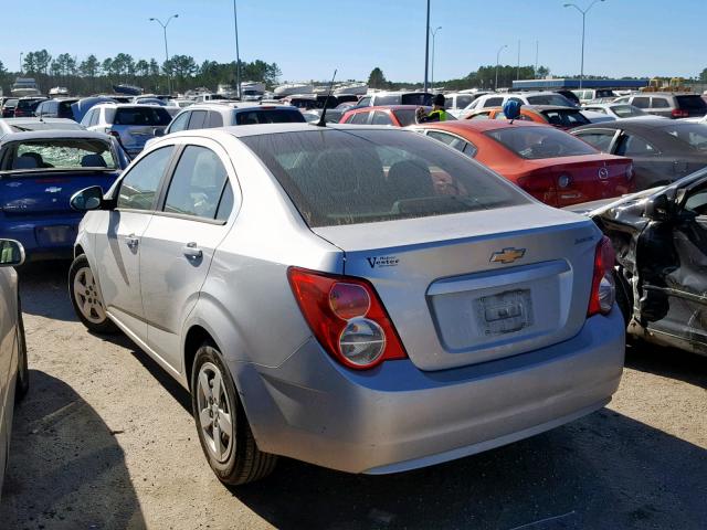 1G1JA5SH9D4207415 - 2013 CHEVROLET SONIC LS SILVER photo 3
