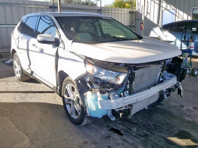 2FMPK3K91GBC63527 - 2016 FORD EDGE TITAN WHITE photo 1