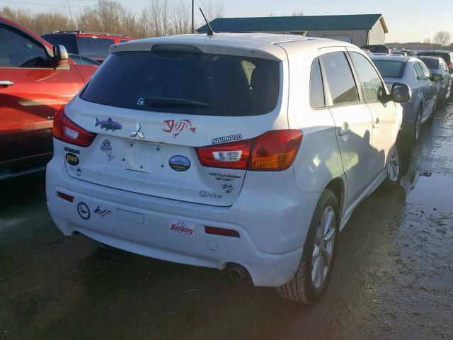 JA4AP4AU8CZ008866 - 2012 MITSUBISHI OUTLANDER WHITE photo 4