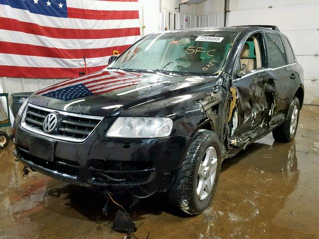 WVGZG77L26D039570 - 2006 VOLKSWAGEN TOUAREG 3. BLACK photo 2