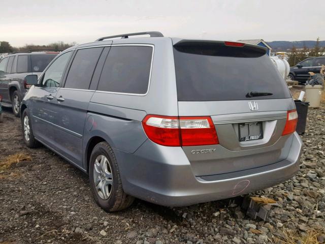 5FNRL386X6B099915 - 2006 HONDA ODYSSEY EX GRAY photo 3