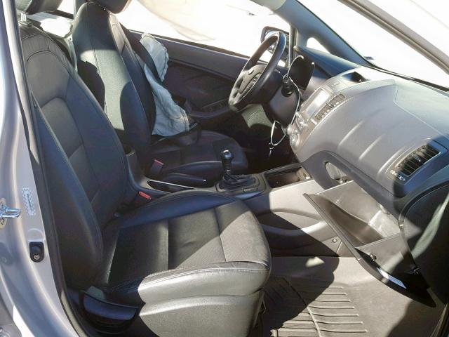 KNAFZ4A86E5057774 - 2014 KIA FORTE EX 银色 照片 5